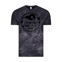 Cloud Black Camping Vintage Tee - Unal Design