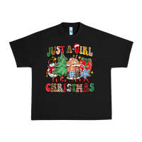 Black just a girl who loves christmas Urban Heavy Tee - Zillion Design Studio