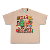 Burro just a girl who loves christmas Urban Heavy Tee - Zillion Design Studio