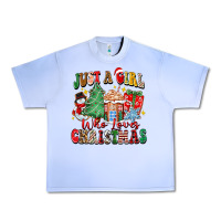 Just A Girl Who Loves Christmas Urban Heavy Tee | Teevron