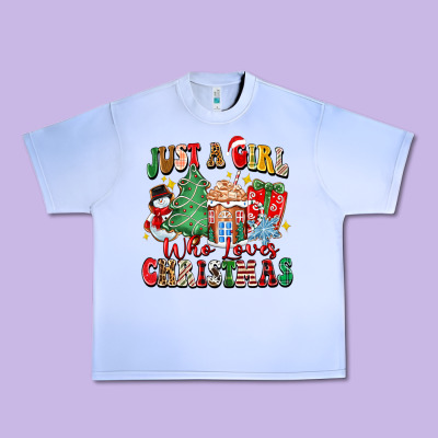 Urban Heavy Tee just a girl who loves christmas