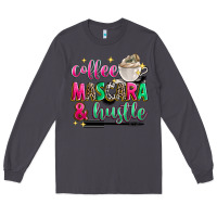 Smoke coffee mascara and hustle Long Sleeve Tee - Zillion Design Studio
