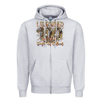 Heather Grey i survived 100 wild days of school Zipper Hoodie - RacoonDesign