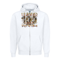 White i survived 100 wild days of school Zipper Hoodie - RacoonDesign