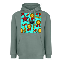 Sage graduation seamless pattern Heavyweight Hoodie - BundleAndBundleShop