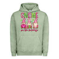 Pigment Oil Green gnome for the holidays Urban Hoodie - MaliasSmallBusiness