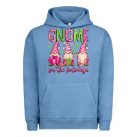 Pigment Pebble Blue gnome for the holidays Urban Hoodie - MaliasSmallBusiness
