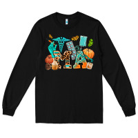 Black fall and nurse elements medical assistant Long Sleeve Tee - AdoDesignShop