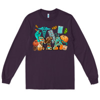 Plum fall and nurse elements medical assistant Long Sleeve Tee - AdoDesignShop
