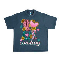 Midnight Navy love western cowboy Urban Heavy Tee - texasbilliewilder