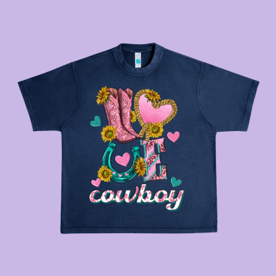 Urban Heavy Tee love western cowboy