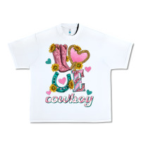 White love western cowboy Urban Heavy Tee - texasbilliewilder