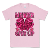 Bubblegum Pink never give up cancer Classic Tee - texasbilliewilder