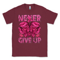 Burgundy never give up cancer Classic Tee - texasbilliewilder