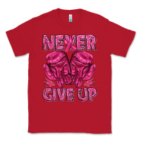Red never give up cancer Classic Tee - texasbilliewilder