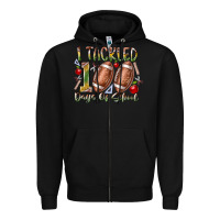 Black I Tackled 100 Days of School Zipper Hoodie - RacoonDesign