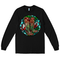 Black Christmas Cowboy Boots Long Sleeve Tee - RanaPortraitStore
