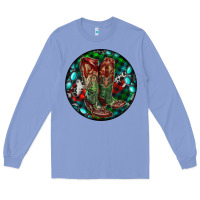 Colony Blue Christmas Cowboy Boots Long Sleeve Tee - RanaPortraitStore