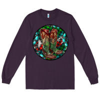 Plum Christmas Cowboy Boots Long Sleeve Tee - RanaPortraitStore