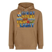 Toasted Coconut eight night and eight light for hanukkah Heavyweight Hoodie - AdoDesignShop