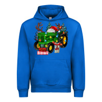 Cobalt farm tractor christmas Urban Hoodie - MaliasSmallBusiness