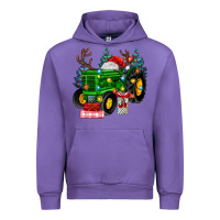 Tulip farm tractor christmas Urban Hoodie - MaliasSmallBusiness
