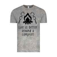 Cloud Rock life is better around a campfire Vintage Tee - Unal Design