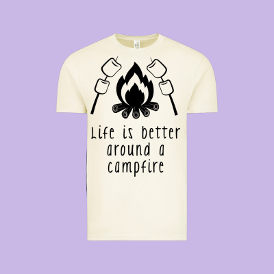 Vintage Tee life is better around a campfire