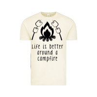Vintage Arctic life is better around a campfire Vintage Tee - Unal Design