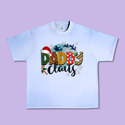 Daddy Claus Christmas Urban Heavy Tee Designed By Barkaloodesign
