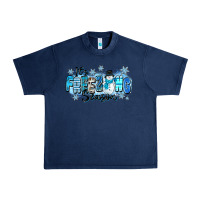 Navy it's freezing season Urban Heavy Tee - Zillion Design Studio