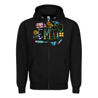 Black emt Zipper Hoodie - CowhideDigitalArt