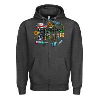 Charcoal Heather emt Zipper Hoodie - CowhideDigitalArt