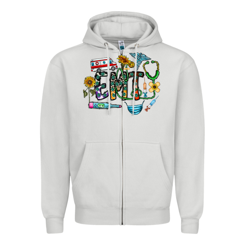 Emt Zipper Hoodie by CowhideDigitalArt | Teevron