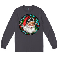 Smoke Christmas Santa Claus Long Sleeve Tee - RanaPortraitStore