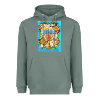 Sage candlestick with parchment Heavyweight Hoodie - AdoDesignShop