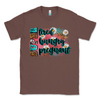 Chestnut super tired super hungry super pregnant Classic Tee - Zillion Design Studio
