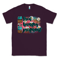 Plum super tired super hungry super pregnant Classic Tee - Zillion Design Studio