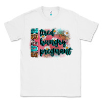 White super tired super hungry super pregnant Classic Tee - Zillion Design Studio