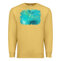 Antique Gold turquoise background Premium Sweatshirt - AdoDesignShop