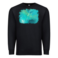 Black turquoise background Premium Sweatshirt - AdoDesignShop