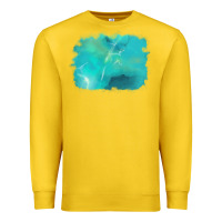 Lemon turquoise background Premium Sweatshirt - AdoDesignShop