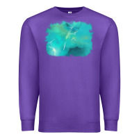 Purple turquoise background Premium Sweatshirt - AdoDesignShop