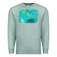 Seafoam turquoise background Premium Sweatshirt - AdoDesignShop