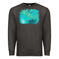 Smoke turquoise background Premium Sweatshirt - AdoDesignShop