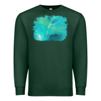 Sports Green turquoise background Premium Sweatshirt - AdoDesignShop