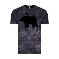 Cloud Black bear Vintage Tee - Unal Design