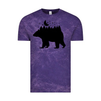 Cloud Purple bear Vintage Tee - Unal Design