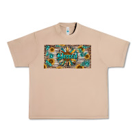 Burro Blessed With Sunflower And Gemstone Urban Heavy Tee - RanaPortraitStore