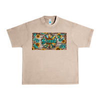 French Oak Blessed With Sunflower And Gemstone Urban Heavy Tee - RanaPortraitStore